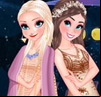 Anna et Elsa vont à un cocktail